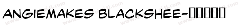 AngieMakes Blackshee字体转换